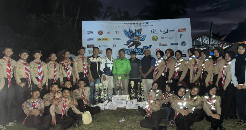 Hatrik Juara Umum PEGASUS, Trofi Bergilir Resmi Menjadi Milik MTsN 5 Kota Padang