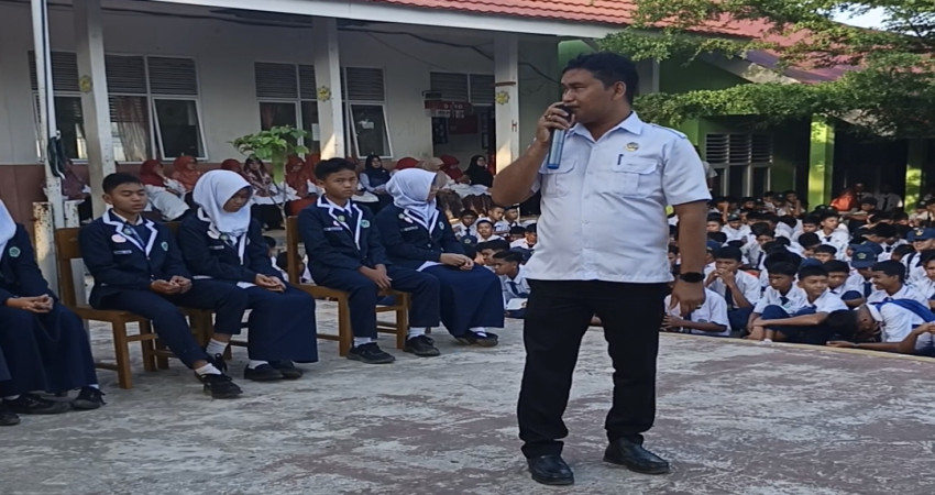 Kampanye Pemilihan Ketua dan Wakil Ketua OSIM MTsN 5 Kota Padang Jadi Sarana Edukasi Demokrasi Siswa