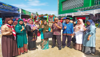 Waka MTsN 5 Kota Padang Support Kontingen Pramuka di Bumi Perkemahan Asrama Haji Padang Pariaman