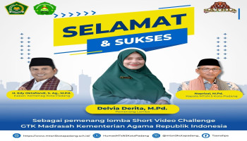 Guru MTsN 5 Kota Padang Raih Penghargaan di Ajang Short Video Challenge GTK Madrasah