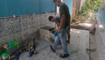 MTsN 5 Kota Padang Bangun Sumur Bor sebagai Ikhtiar Hadapi Kekeringan