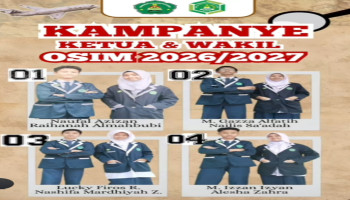 Empat Paslon Sampaikan Visi Misi dalam Kampanye OSIM MTsN 5 Kota Padang