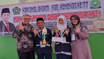 Ikuti Lomba MHQ, Dua Siswa MTsN 5 Padang Persembahkan Juara 2 dan 3